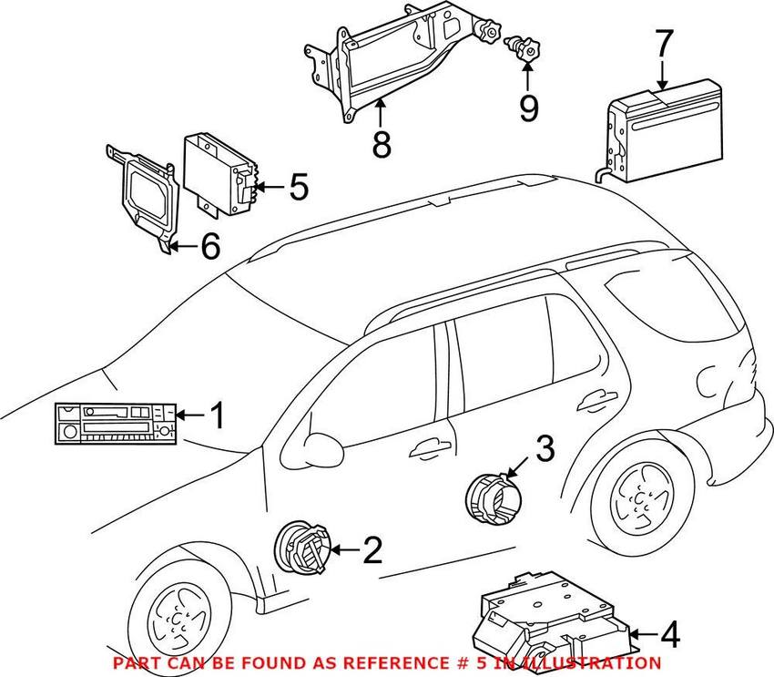 Mercedes Amplifier 1638202789